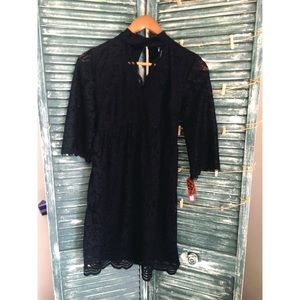 Bohemian Black Lacey Dress